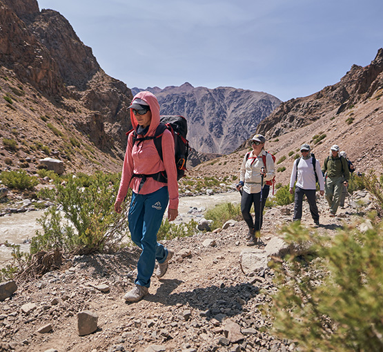 South face trek Aconcagua